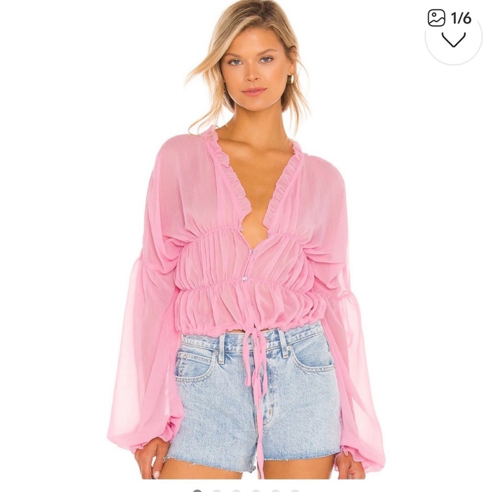 SNDYS Bali Top Baby Pink